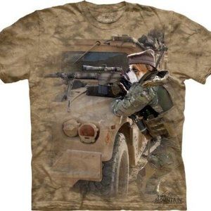 The Mountain Adult Unisex Graphic Relaxed Fit Tee JTAC Sniper